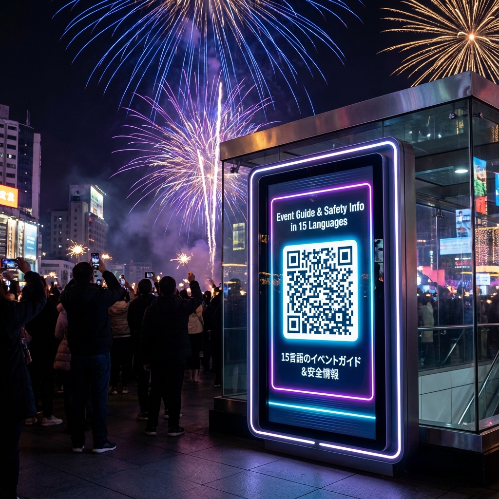 カウントダウンイベント多言語ガイド