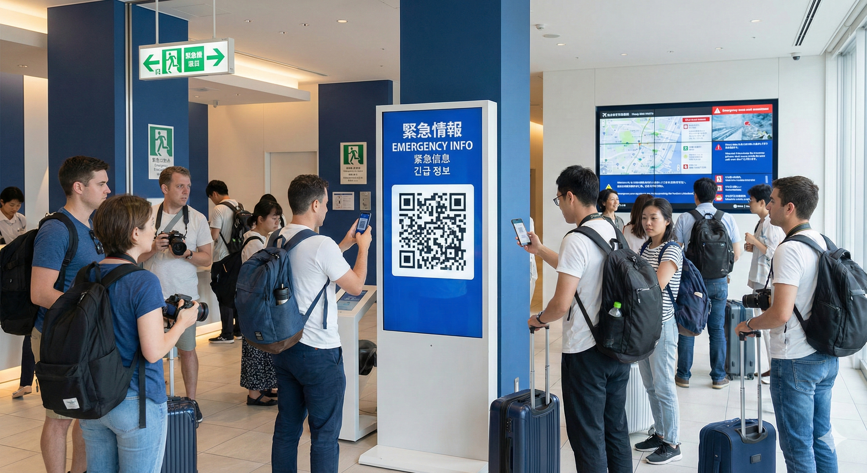 災害時の情報伝達イメージ