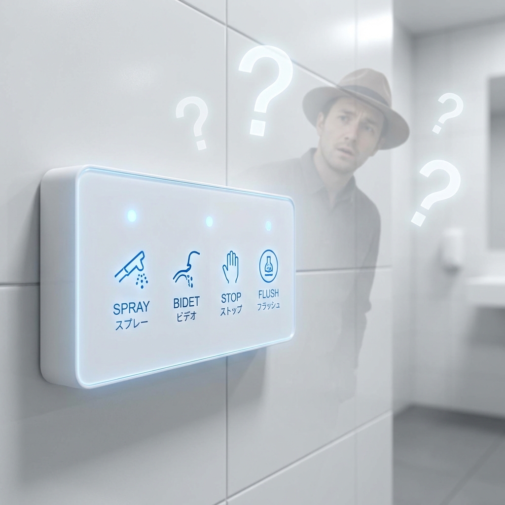 多機能トイレの操作パネル