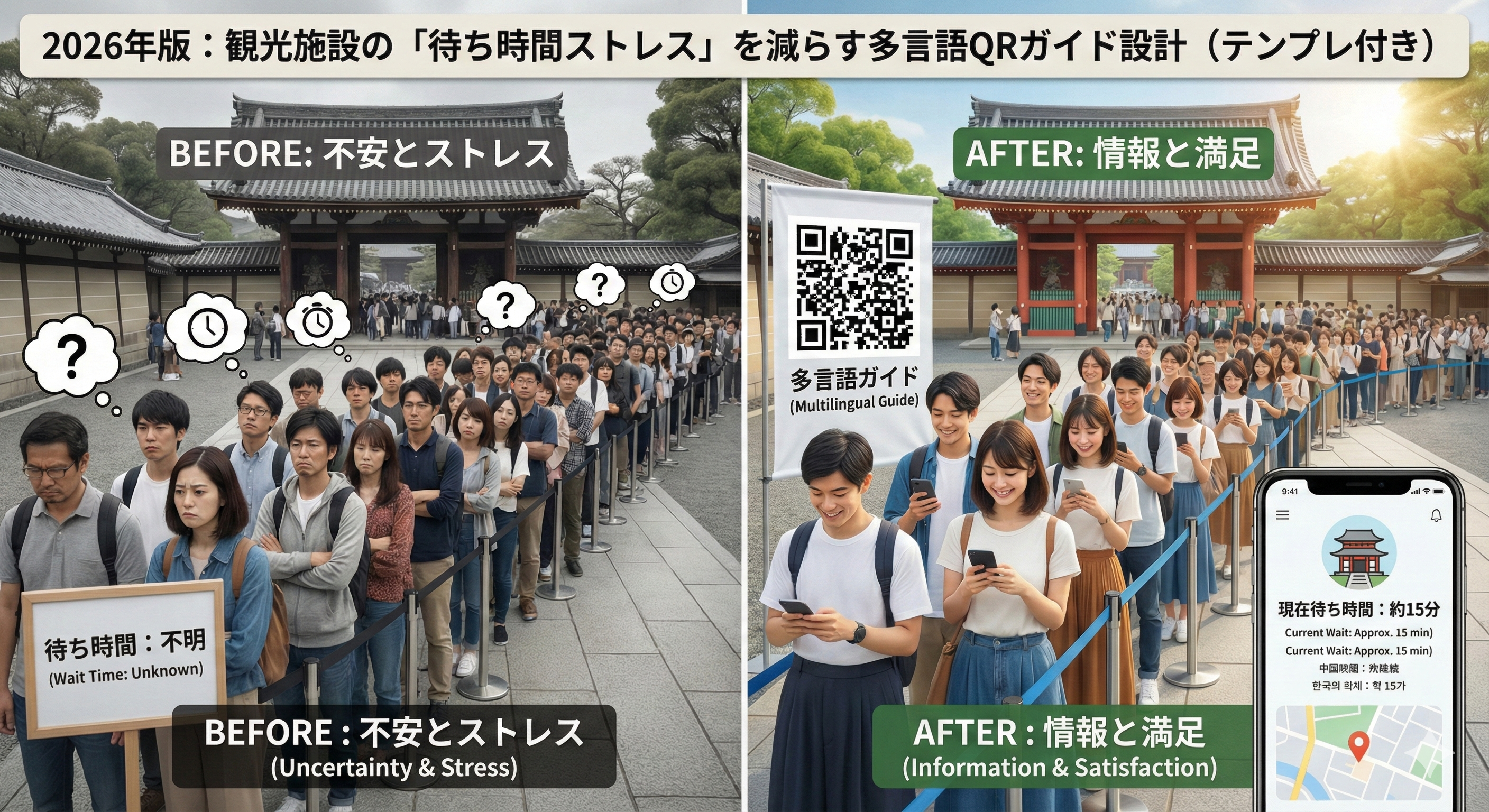 待ち時間ストレス軽減